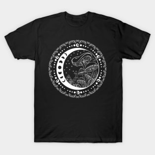 Celestial Mushroom Circle T-Shirt